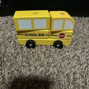 BOGO Target Yellow School Bus Toy with Black Wheels